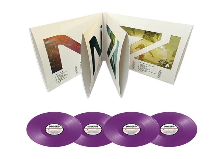 Mass Effect Trilogy Collection Tali Vinyl Record Soundtrack 4 Lp Purpl Gamestoyshop 