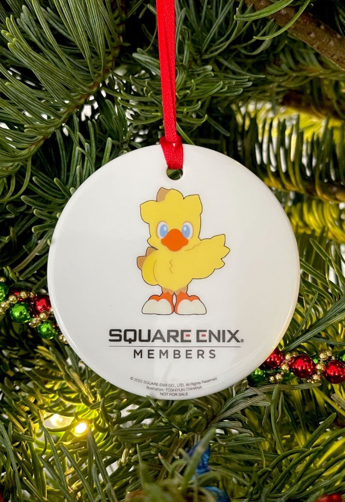 Square Enix Members Holiday Ornament Final Fantasy Chocobo 2022 Limite –  gamestoyshop