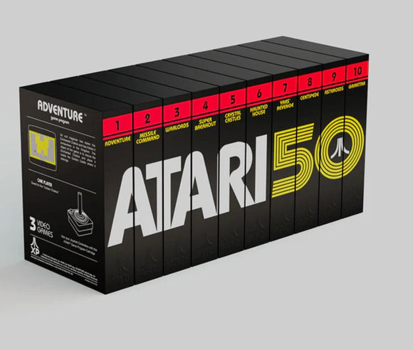 Atari XP 50th Anniversary Limited Edition Set of 10 Cartridge Game Bundles