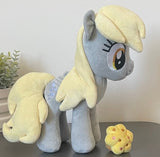 Hasbro My Little Pony Derpy Hooves Plush Plushie Figure 2024 Official 12" MLP