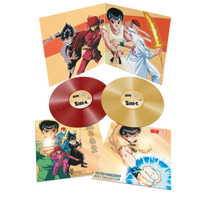 yu yu Hakusho Best Collection Vinyl Record Soundtrack 2 LP Red Gold Anime OST