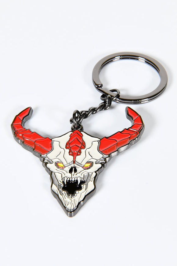 Doom Eternal Classic Lost Soul Skull Demon Keychain Figure Key Ring Portrait