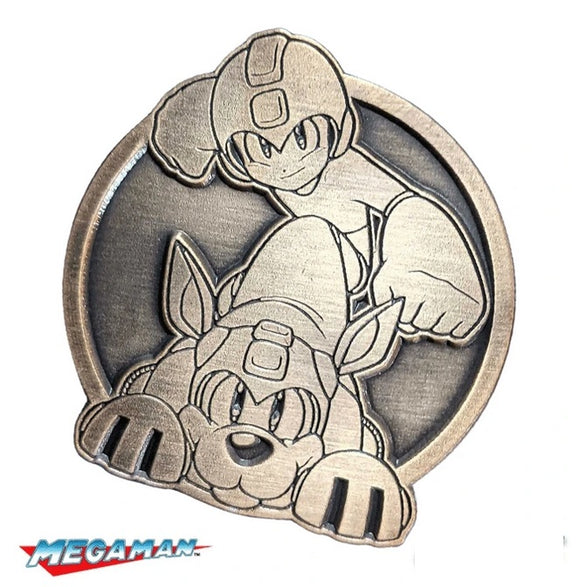 Limited Edition Emblem: Mega Man and Rush - Mega Man Enamel Pin