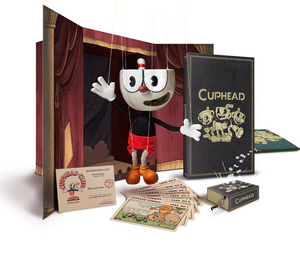 Cuphead XBOX One Collector's Edition + 8" Marionette + Music Box Figure Poster