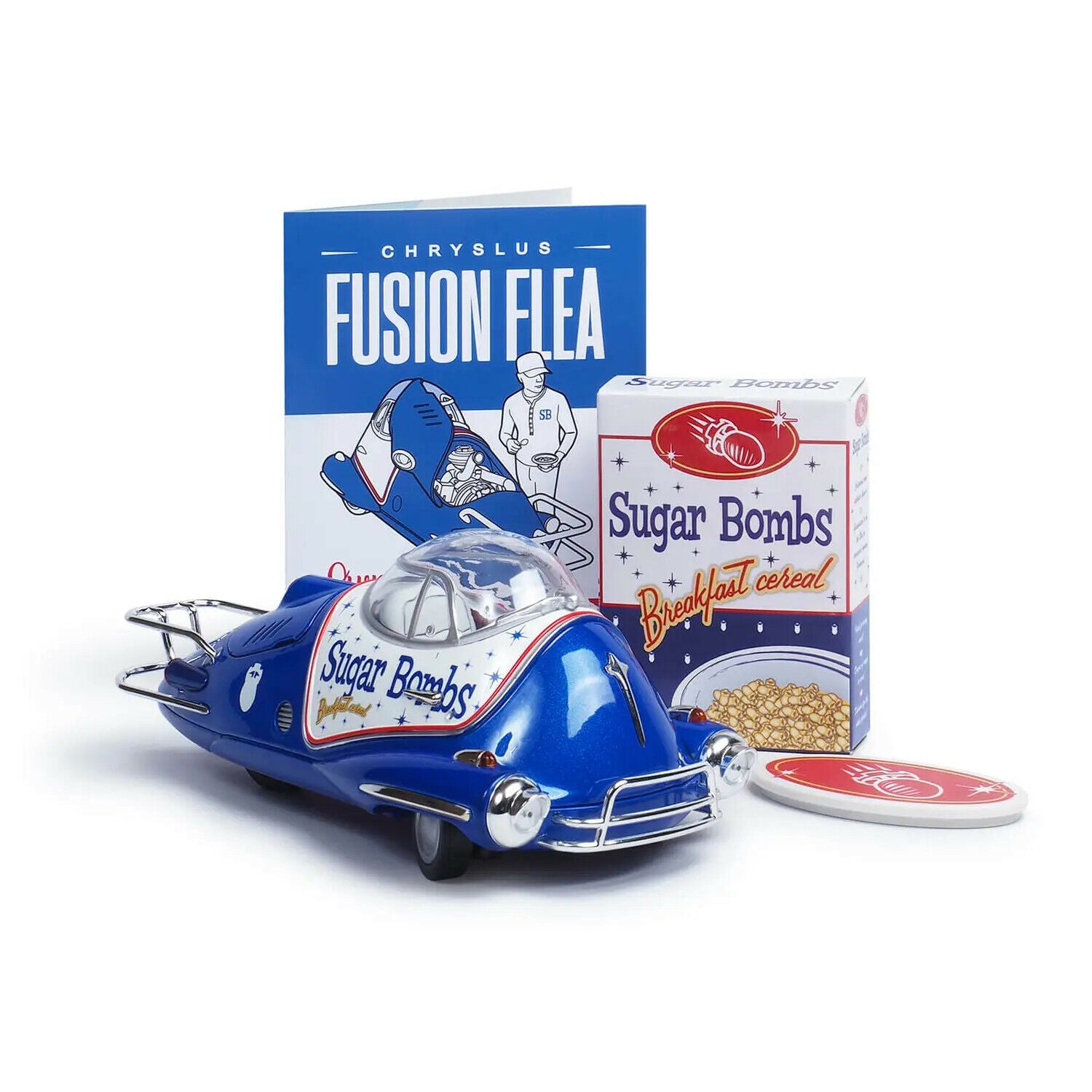 Fallout 4 76 New Vegas Fusion Flea Sugar Bombs Die-Cast Model Car Figure orders Statue