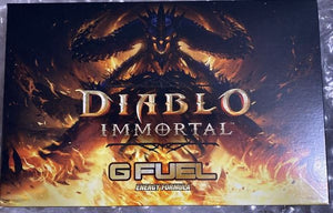 GFUEL Diablo Immortal Legendary Collector's Box Necromancer + Vial Shaker G Fuel