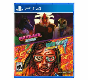 Limited Run Hotline Miami Collection 1 2 PS4 Playstation + Poster MINI Art Book