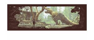 The Last of Us Part II It's a Motherfucking Dinosaur Variant Poster Print Art Mark Englert #30/100 Mondo