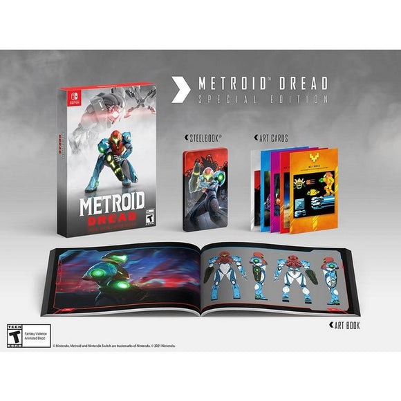 Metroid Dread: Special Edition - Nintendo Switch + Steelbook + Art Cards USA
