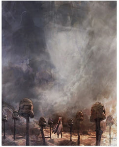Star Wars Rebels Ahsoka Tano Darth Vader Poster Print Art 16x20 SIGNED Mondo